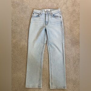 Reformation Liza High Straight Crop Jean